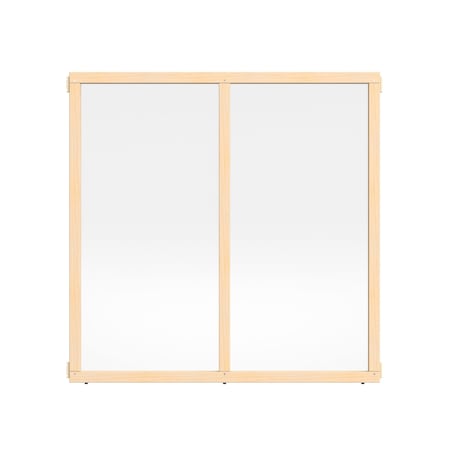 Jonti-Craft KYDZ Suite Panel, S-height, 48 in. Wide, See-Thru 1514JCSPL